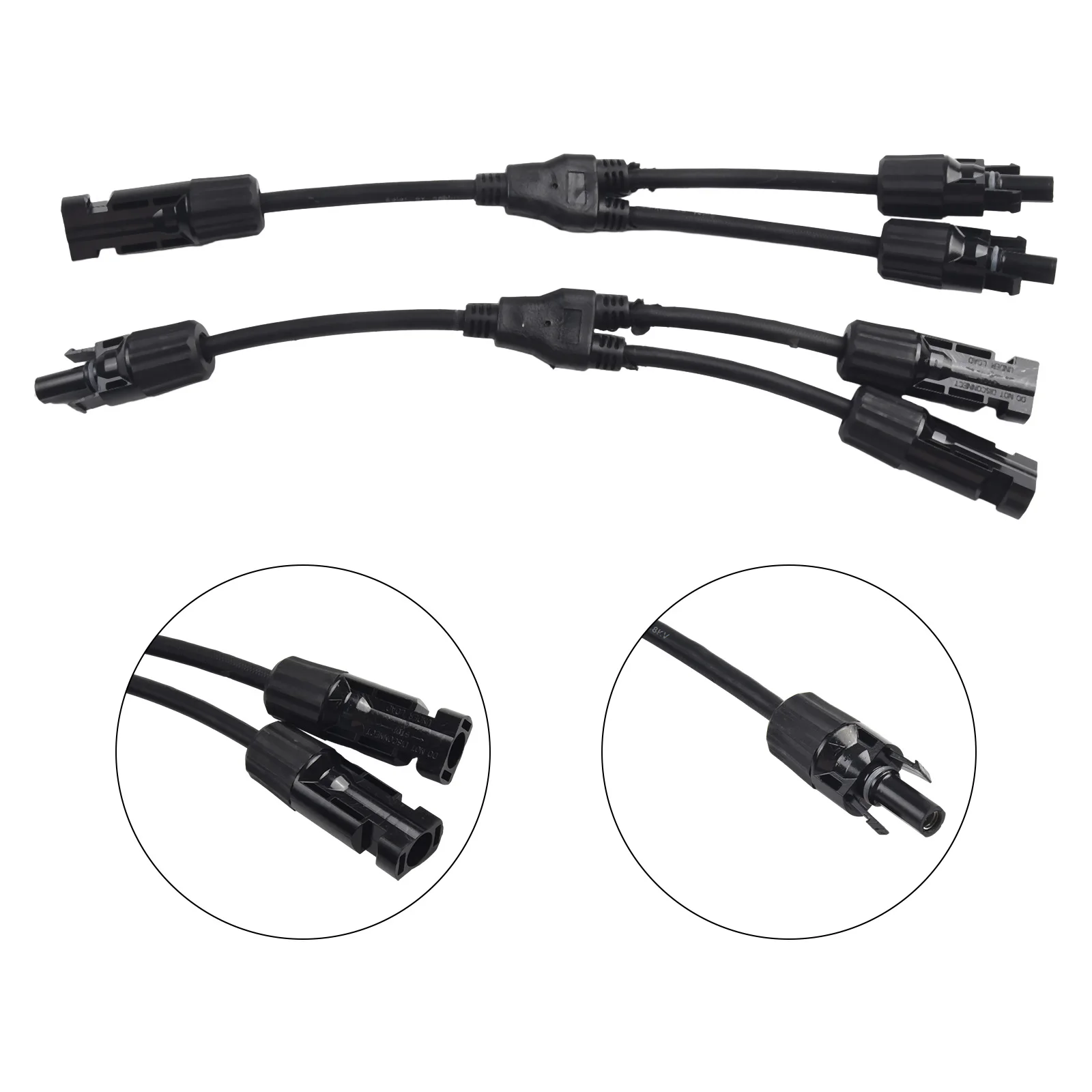 

For Solar Panel Connector Solar Panel Connector Accessories 1 Pair 30A Black DC 1000V For IP67 Parts