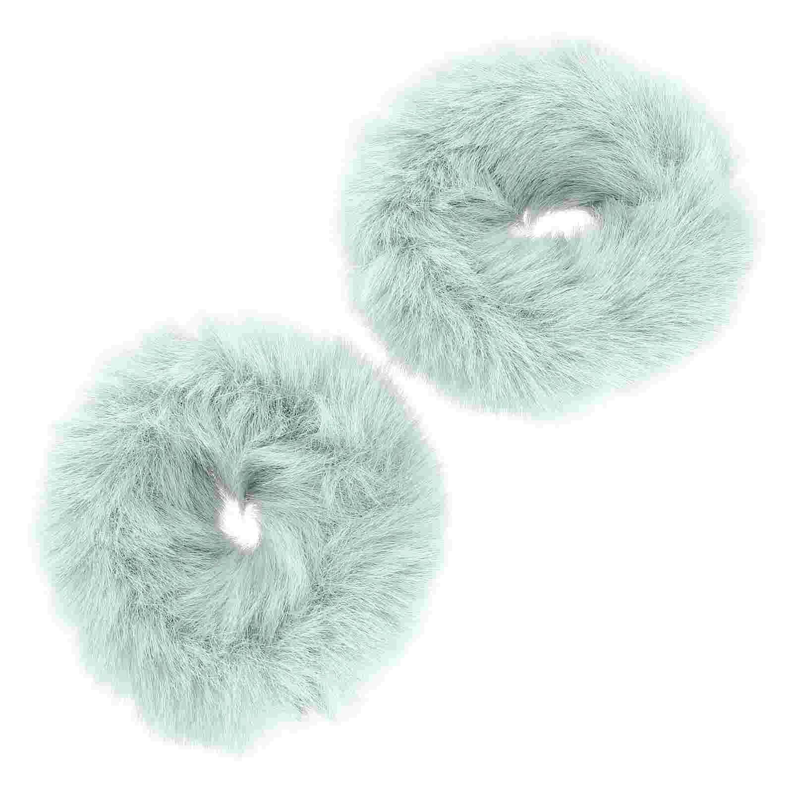 

Furry Scrunchies Ponytail Holder Faux Hair Band Rope Hair Holder Wristband Hair Ring Hair Tie Elastic Hair Holder