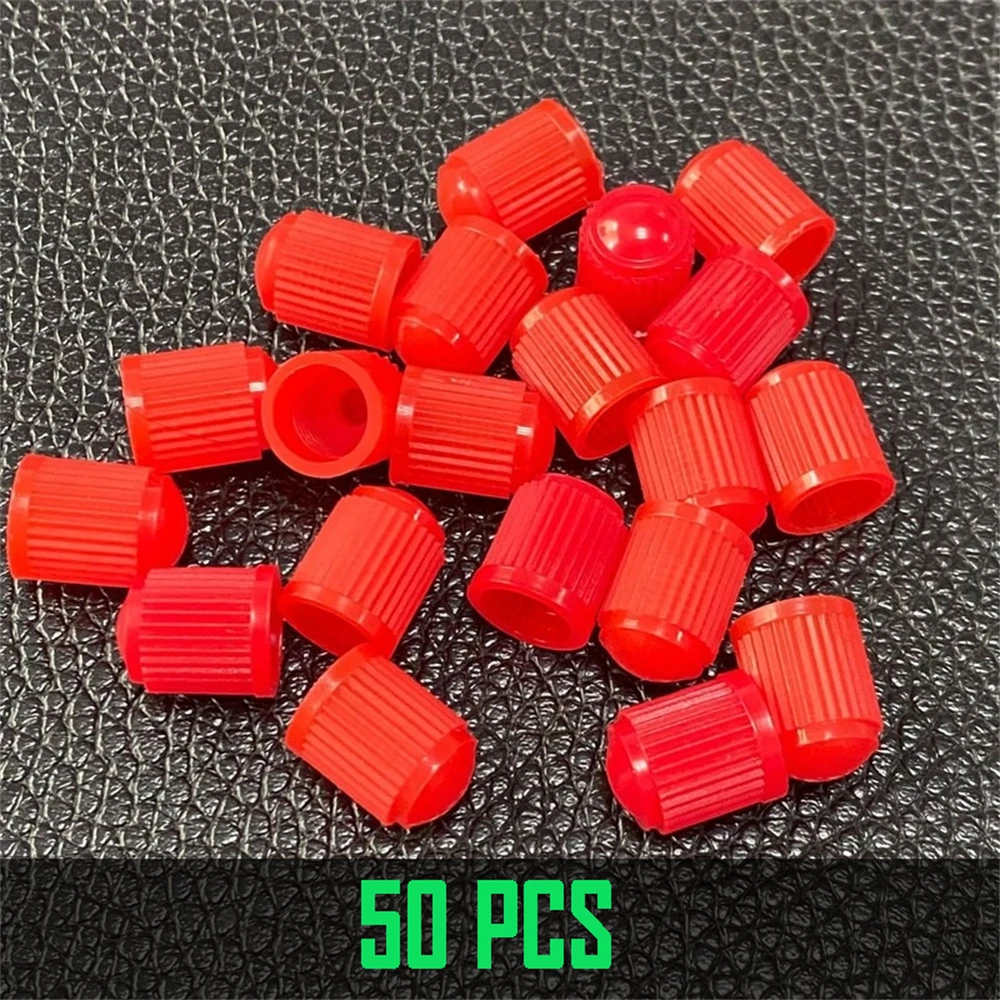 Premium Tire Valve Caps with Rubber Seal - Dustproof and Durable for Cars, Trucks, and Bikes