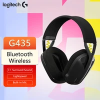 Logitech G435 LIGHTSPEED Bluetooth Wireless Gaming Headset Surround Sound Headphone Over-Ear For PC Laptop Games And Music 1