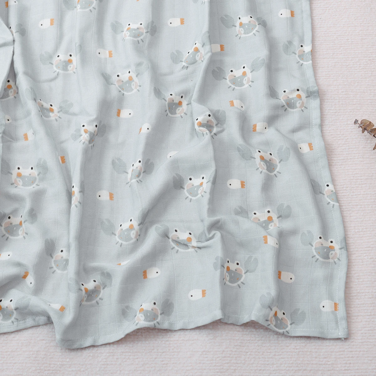 HappyFlute New 1PCS Cute Style 120*110CM Super Skin-friendly&Soft Muslin Cotton Fiber Swaddle Newborn Blanket Baby Infant Wrap 6