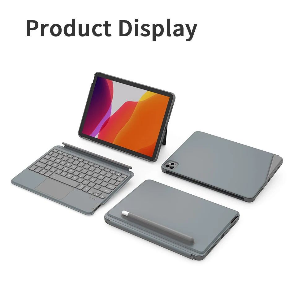 Wiwu-teclado Bluetooth Destacável Slot para Caneta sem Fio Teclado Mais Novo para Ipad Air Ipad 11 10.9 10.5 10.2 - Imagem 6