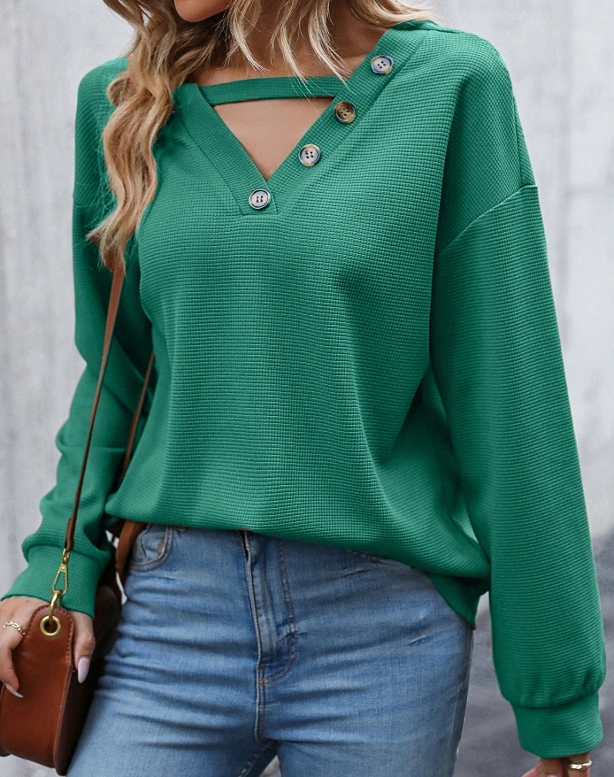 Рисунок 6 - Женский трикотажный топ на пуговицах