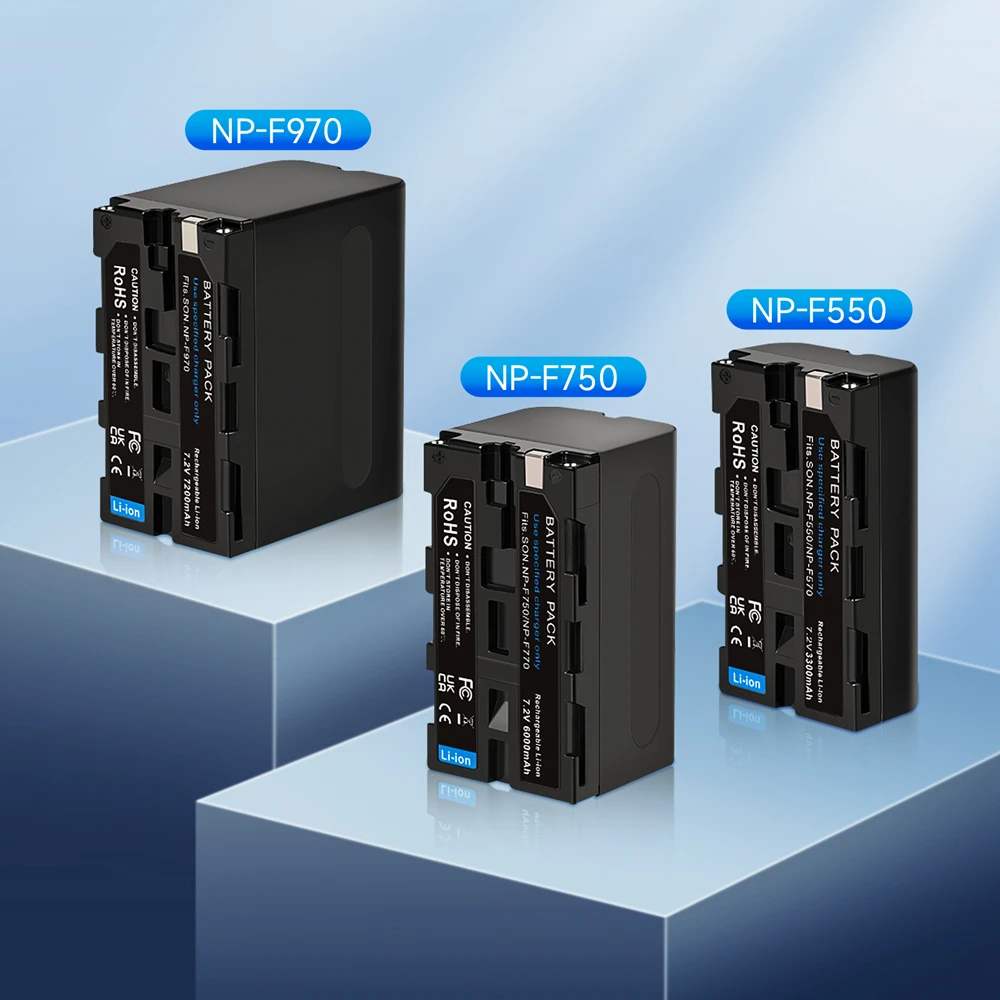 Palo Sony Np-F970 Np-F960 Np-F550 Np-F570 Batteria Di Ricambio Per Sony Dcr-Vx2100 Dsr-Pd150 Dsr-Pd170 Fdr-Ax1 Hdr-Ax2000 F770