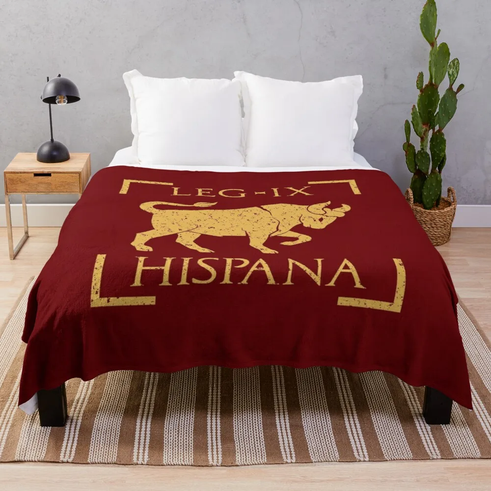 

Legio IX Hispana Taurus Emblem Roman Legion Throw Blanket
