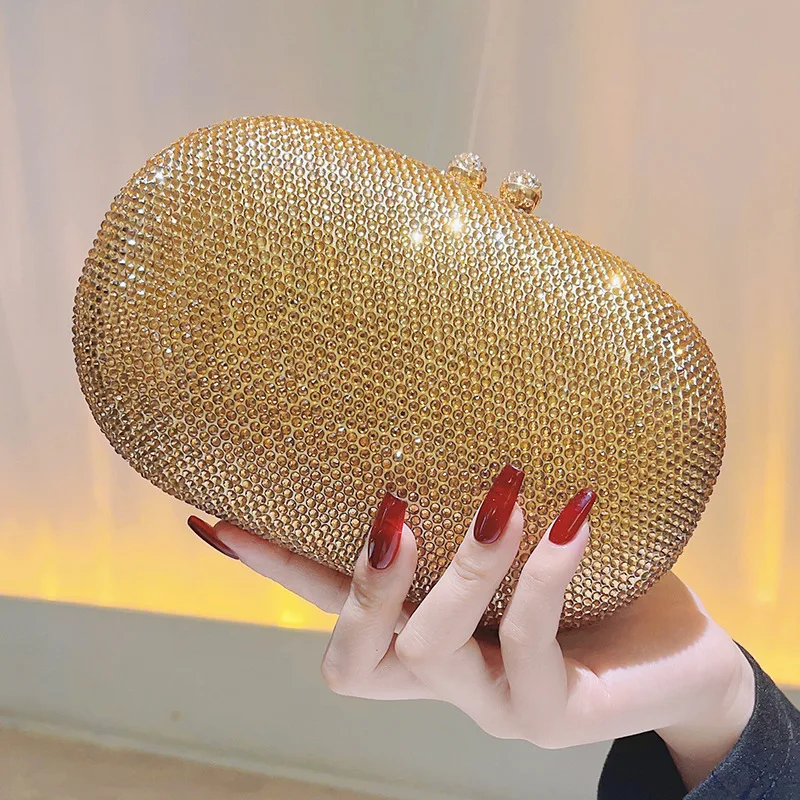 Sparkling Shoulder Messenger Crystal Bags Crossbody Handbags For Women Female Casual High-Quality Versatile Luxury Fashion New