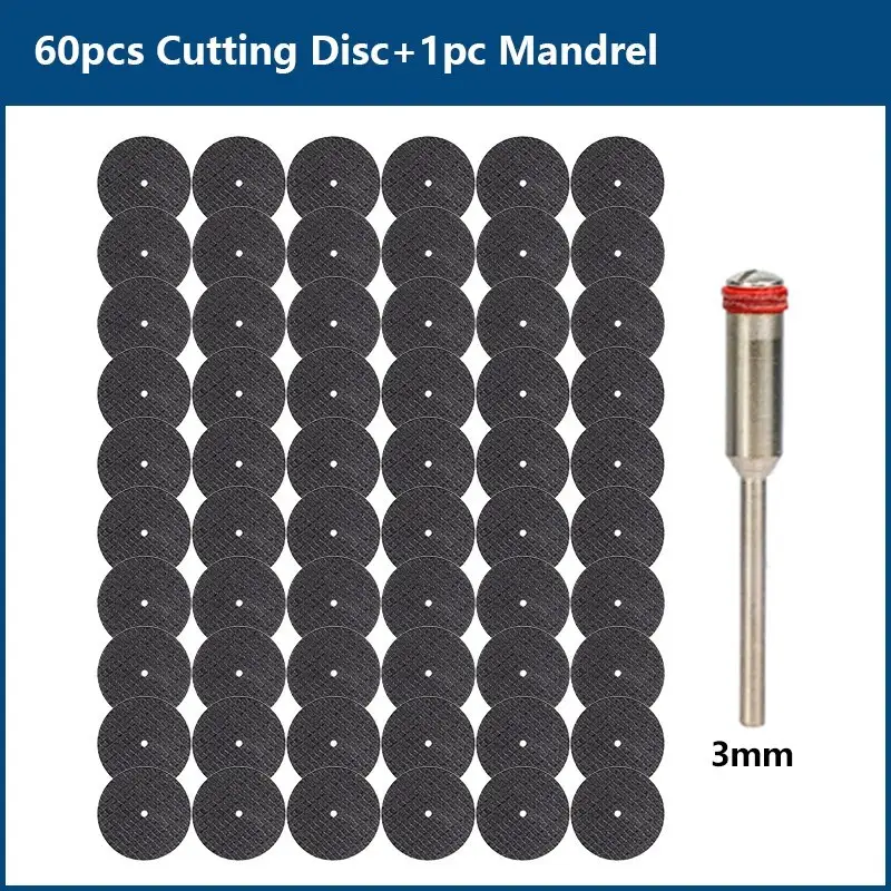 CMCP 32mm Abrasive Cutting Disc With Mandrels Grinding Wheels For Dremel Accesories Metal Cutting Rotary Tool Saw Blade - Image 12
