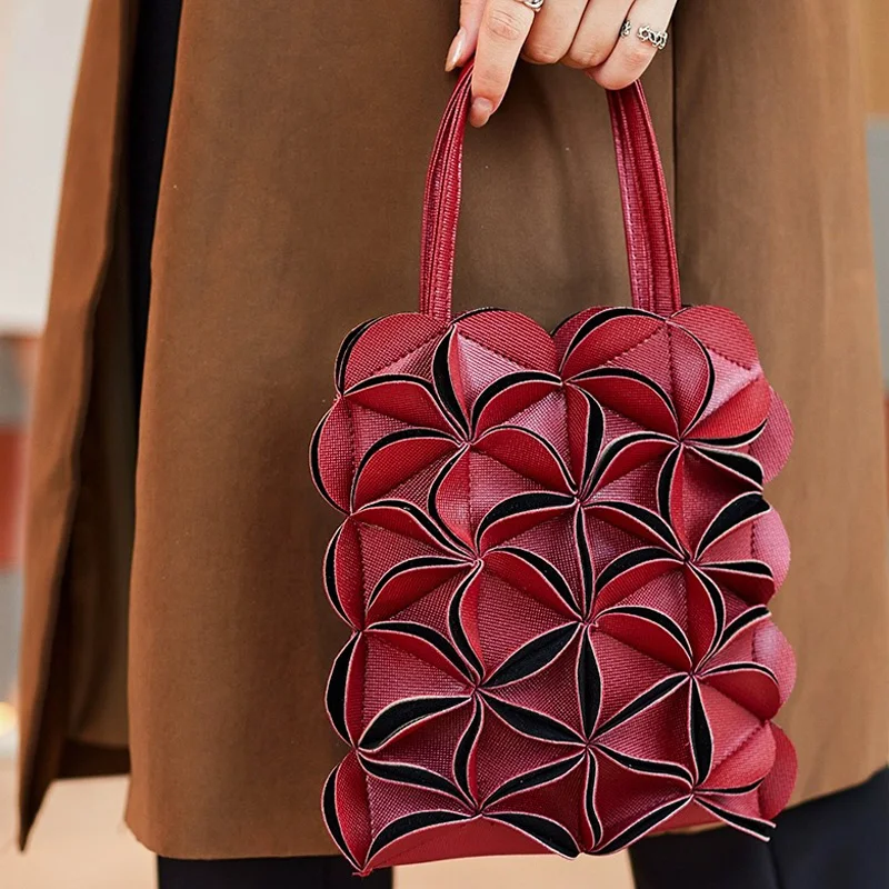 

Women's Bag Petal Portable Shoulder Bag Luxury Designer Bucket Bag Korean Review Multi-crossbody Bag High-end Evening Bag