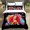 Karol G Fashion printed Bedding Sets exquisite supplies set duvet cover bed comforter set bedding set luxury birthday gift 1