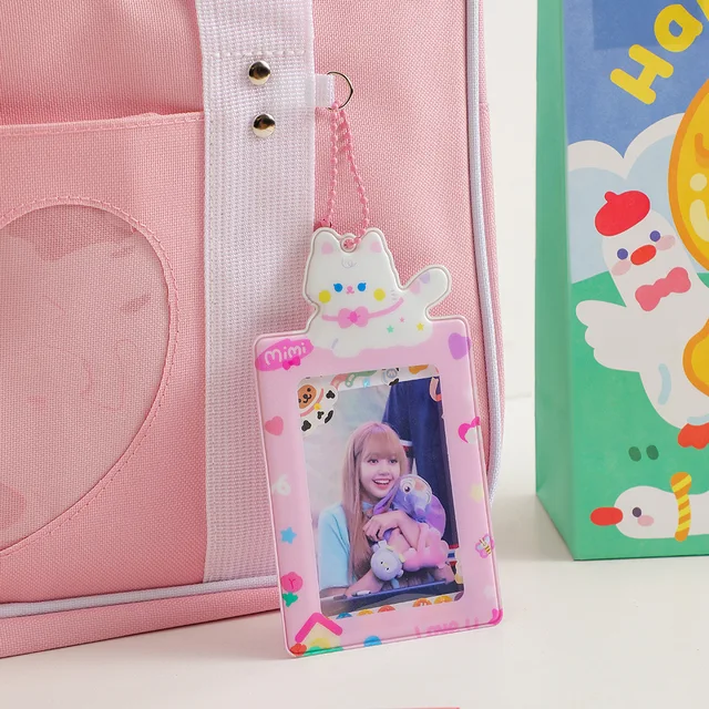 Ezone Kawaii Photocard Holder Desk Accessories 3 Inch Kpop Idol Photo  Accesorios Escritorio Photo Protector Sleeves Stationery - Card Holder &  Note Holder - AliExpress