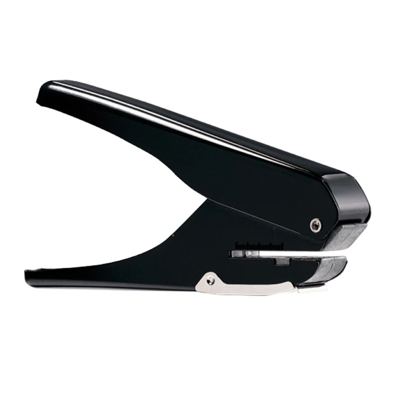 

Multifunctional Single Hole Oval Hole Puncher Paper Capacity 10 Sheets with Positioning Ruler Storage Dropship