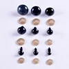 100pcs Black Eyeball Doll Accessories Black Plastic Crafts Eyes For Toys 6-14mm DIY Funny Toy Eyes Accessories For Animal Dolls 4