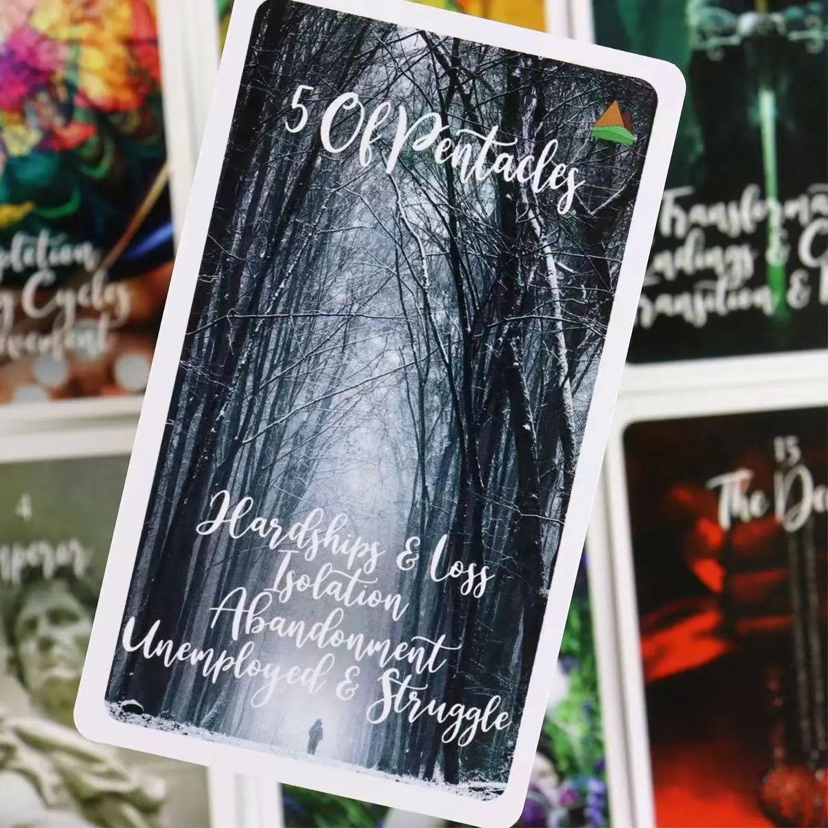 10.3*6cm Twin Flame Awakened Path Tarot 78 Pcs Keyword Cards with Meaning Oracle Card Deck Picture Tarot Reading Cards 3