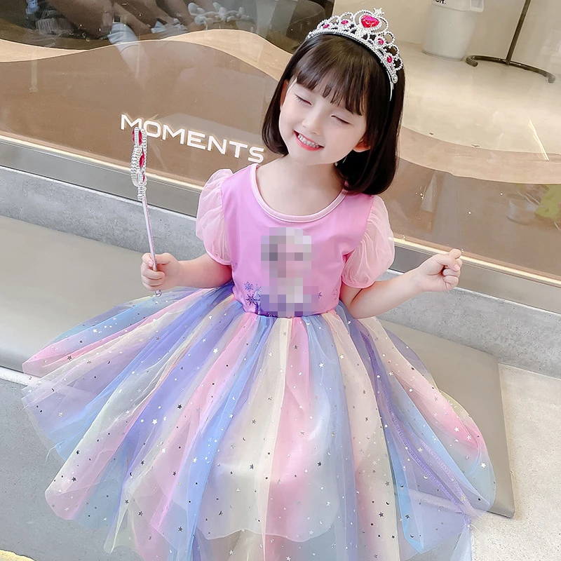 Girls Dress Summer Princess Elza Dresses Elegant Kids Costume for Girls Vestidos Party Toddler Children Teenagers Birthday Robe cute dresses