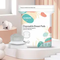 30pcs/Bag Disposable Nipple Pads Breathable Anti-overflow Breast Pad Ultra thin breast patch For Breastfeeding Mother 1