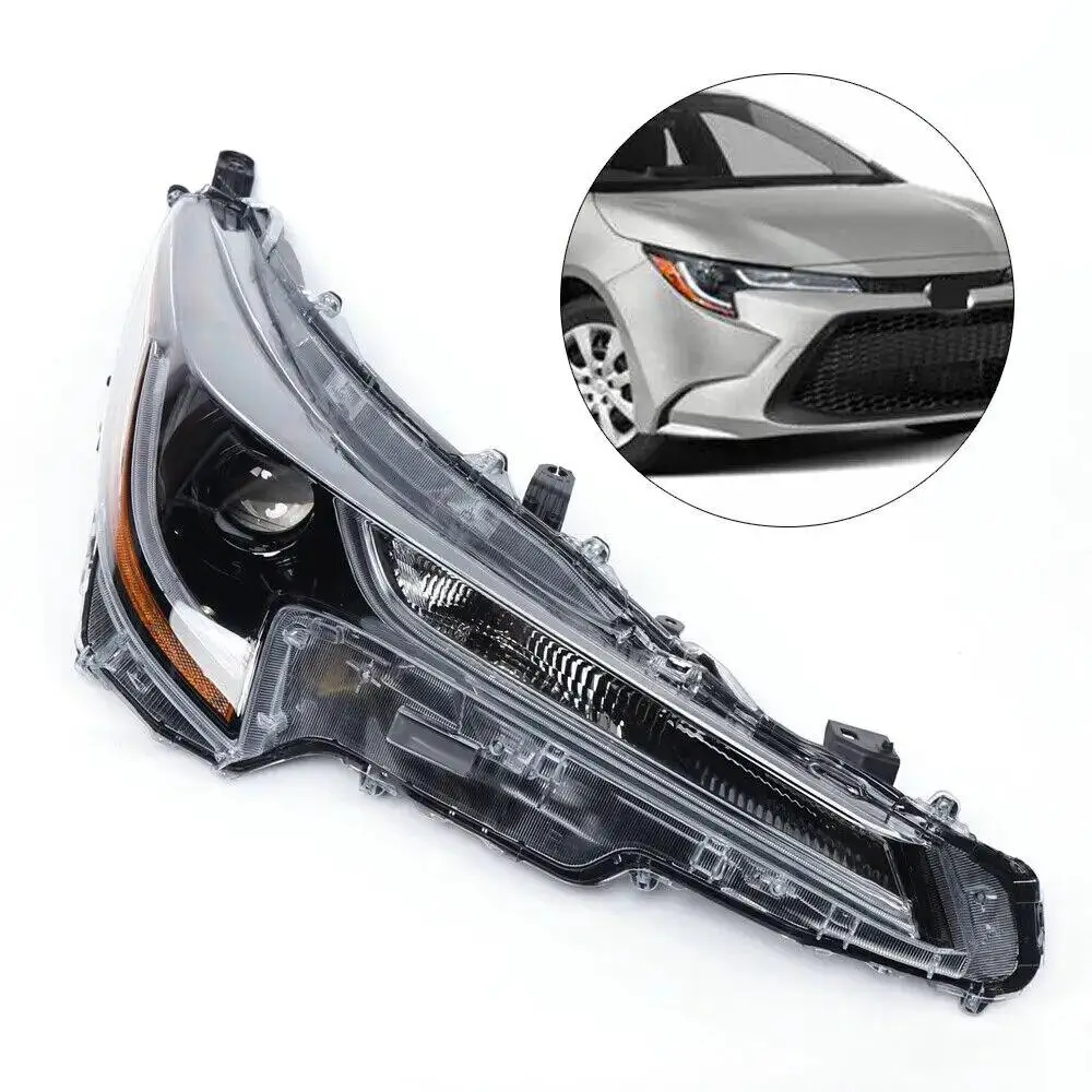 

For 2020 2021 Toyota Corolla L LE Headlight LED Right Passenger Side Headlamp Head Light Lamp