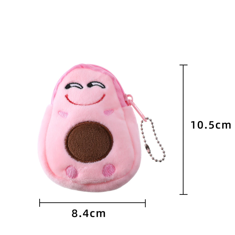 Fashion Women Avocado Fruit Avocado Shape Wallet Coin Purse Hanging Casual Ladies Small Coin Purse