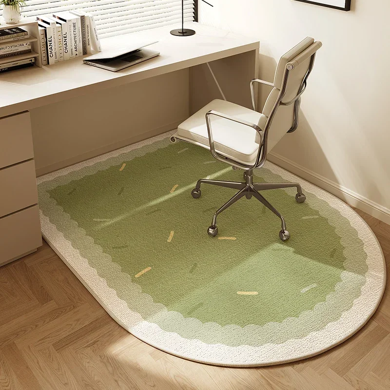 Chair Floor Mat Study Bedroom Home Carpet Non-slip Area Rug Round Home Decoration Living Room Lounge Office Swivel Chairs Rugs