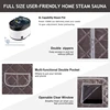 Sauna Set Portable Steam Sauna Personal Home Spa with 4L & 1500W Large Steam Generator for Relaxation Folding Sauna 6