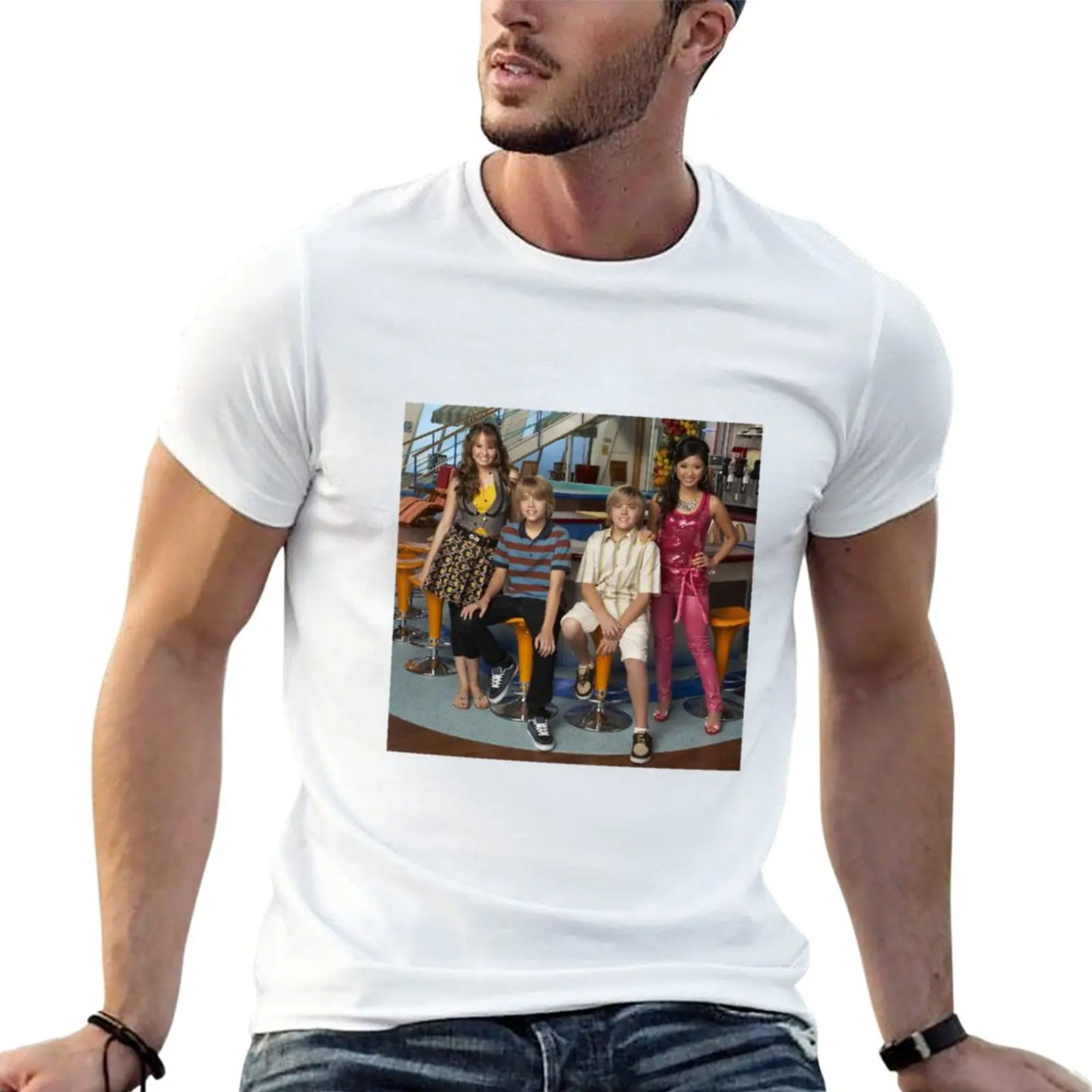 

the suite life on deck T-Shirt blacks oversizeds mens graphic t-shirts