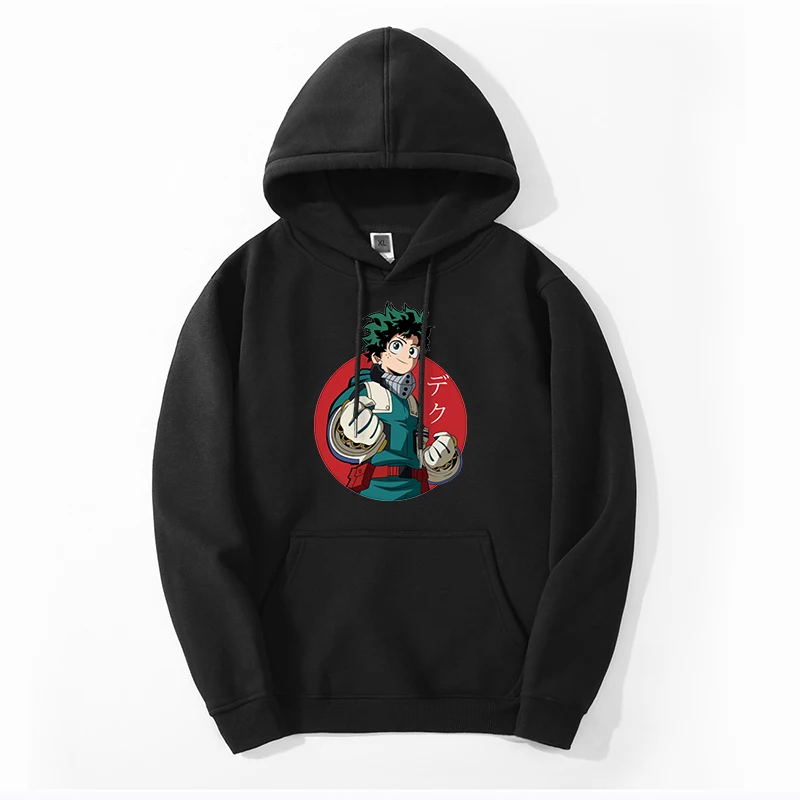 

My Hero Academia Japan Anime Male Casual Printing Sweatshirt Hoodie Boku No Hero Deku Bakugou Warm Hoodies Oversized Pullovers