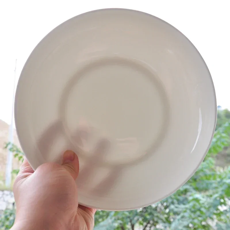 High Quality White Porcelain Bone Appetizer Dessert Bread Salad Butter Side Plate Dinner Creative Ceramic Dish