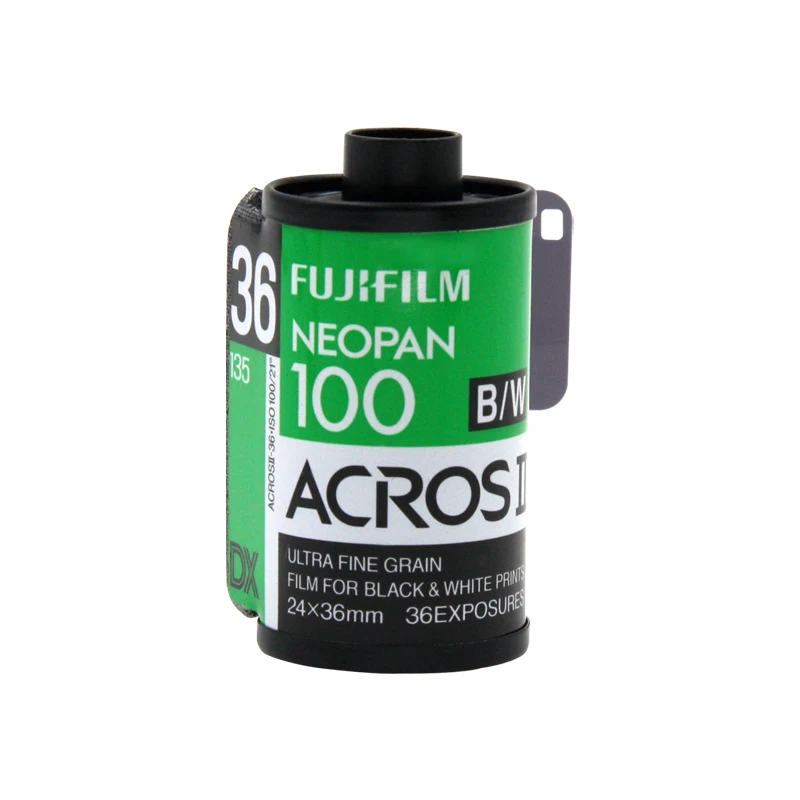Fujifilm 135mm Black And White Film Acros Ⅱ 36 Professional 100 Degree Negative DX (Expiration Date: 2024)
﻿