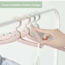 Foldable Travel Hanger Outdoor Portable Clothes Hangers Multi-Functional Rack Space Saving Non-slip Easy Storage Household