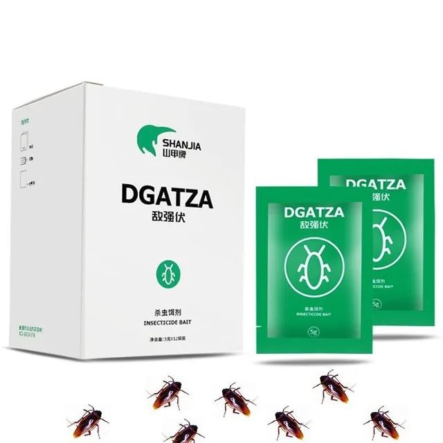 6 db/Sok Hatékony Csótány Csapda Csali Por Fogó Gyilkos Gyógyászat Rovar Elutasítja A Kártevőirtást - Image 4