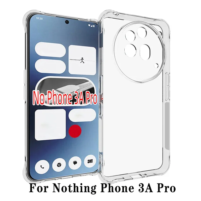 Transparent Airbag Soft Silicone Shockproof Case - TPU Bumper Cover