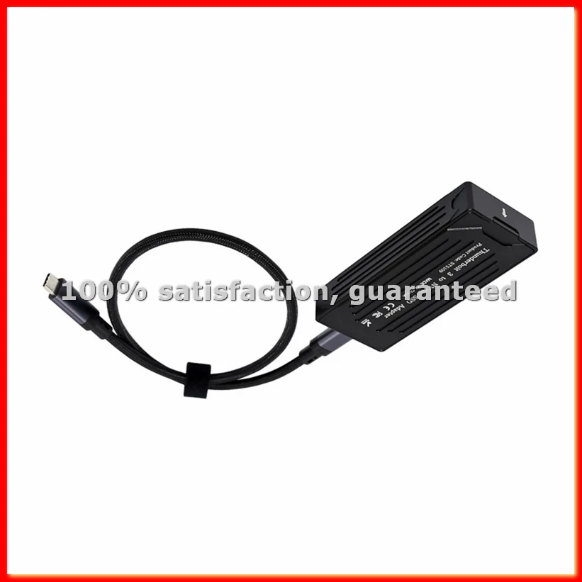 USB 타입-C 3 to M.2 NVMe SSD 하드 드라이브 인클로저 40Gbps, M.2 M 키 및 M.2 B & M 키 NVMe-A76U 지원