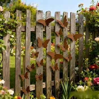 15PCS 3D Metal Butterfly Wall Decor 1