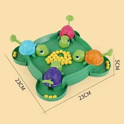 Kids Desktop Turtle Bean-Eating Game - Safe, Fun, Educational & Stress-Relief Toy for Parent-Child Interaction (36 beans)