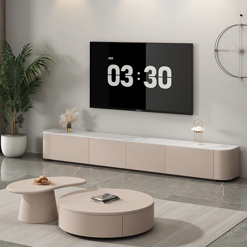 

Girl Tv Stand Living Room Cabinets Luxury Wall Console Table White Pedestal Decorations Filing Meubles Television Furniture