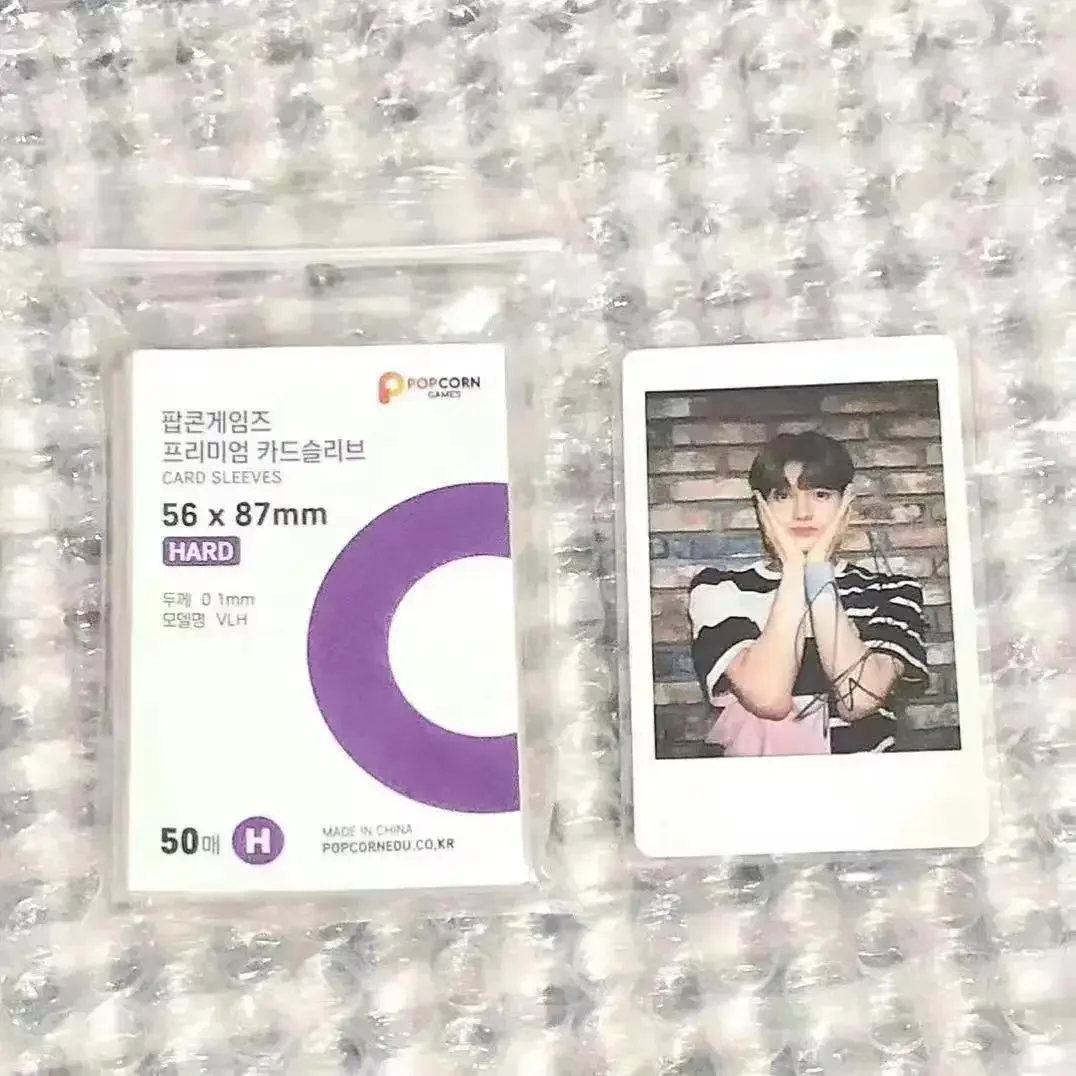 Kartenfolie, Fotokarten, Zubehör, Fotokarten, Kpop-Ordner, Fotokartenhalter, kratzfrei, transparent, für Fotos, Album, Verpackung, Zuhause – Detail 5