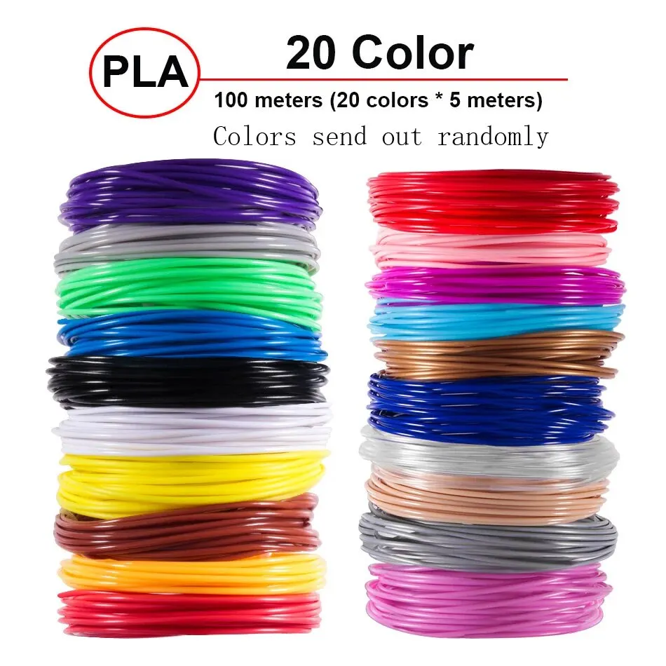 3D 펜 리필 Pla 3D 펜 인쇄 케이블, 3D 프린터 필라멘트 인쇄 재료, 고정..