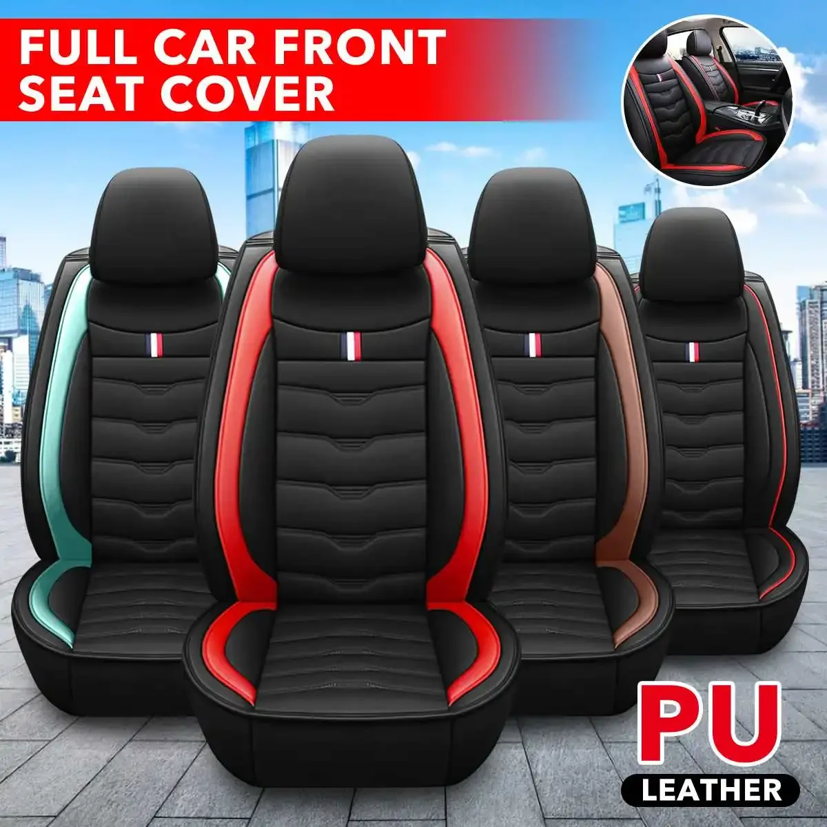 

Чехлы на автомобильные сиденья, универсальная защита для передних сидений, для грузовиков, фургонов, внедорожников