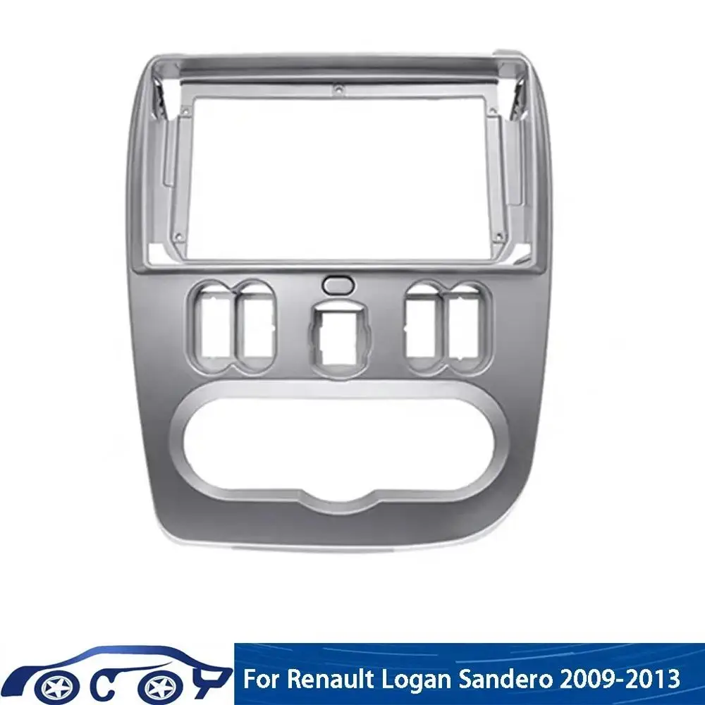 

9 дюймов для Renault Logan Sandero 2009-2013 автомобильный радиоприемник Android MP5 проигрыватель Корпус рамка 2Din головное устройство панель отделка