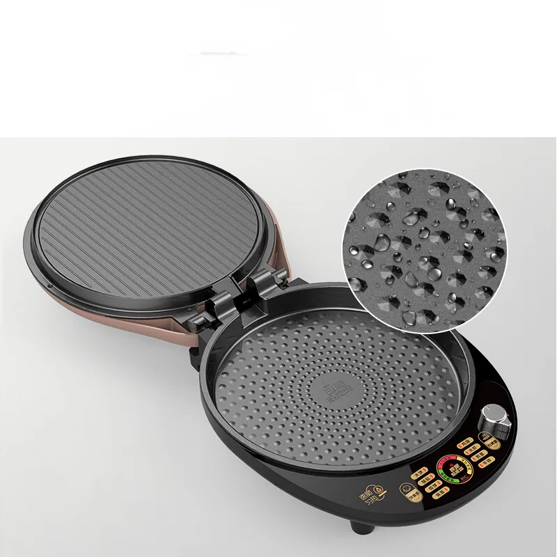 Electric Baking Pan Intelligent Double-sided Heating 28mm Deepen Pancake Pan Frying Grill Sandwich Breakfast Machine