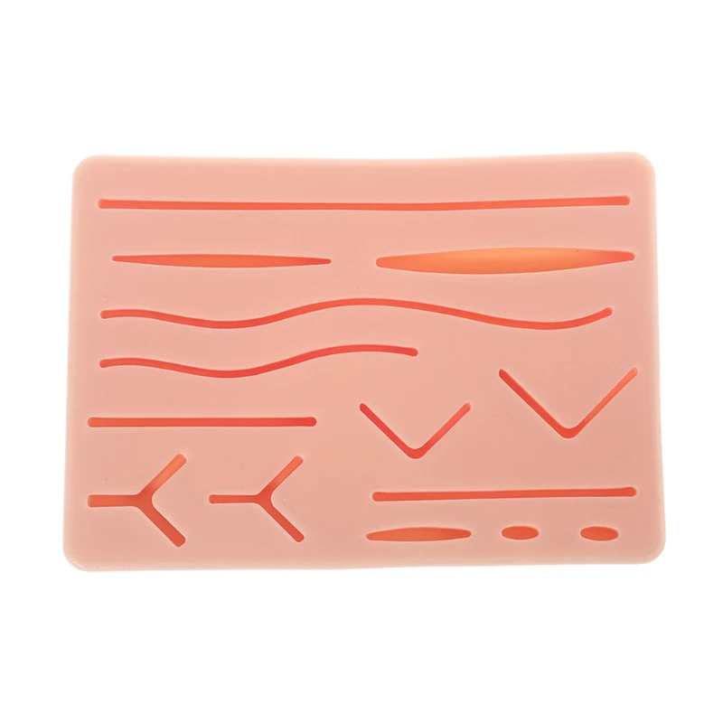 

Прямая поставка, многоцелевая тренировочная подушечка для наложения швов, реалистичная силиконовая подушечка, предназначенная