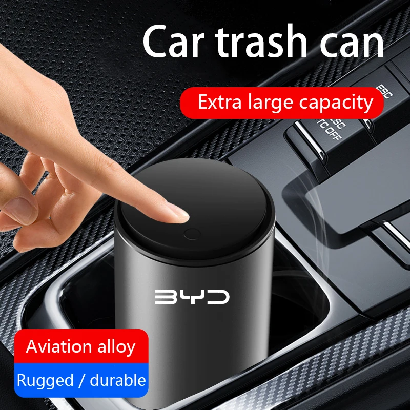 Car Trash Can Waste Rubbish Bin Multifunctional Garbage Basket Storage Box Accessories Suitable for BYD atto 3 seal u dmi dolphi