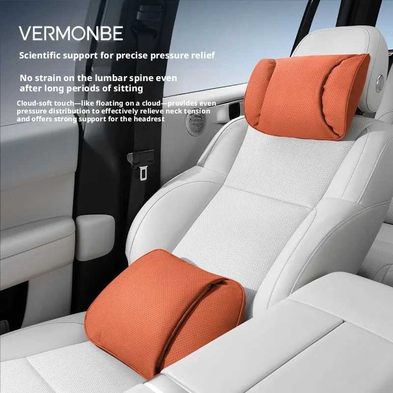 BMW 3 5 7 X 시리즈 차량용 고급 헤드레스트, G20 G21 G11 G12 G30 G31 X1 F48 X3 G01 X5 F15 6용 목베개