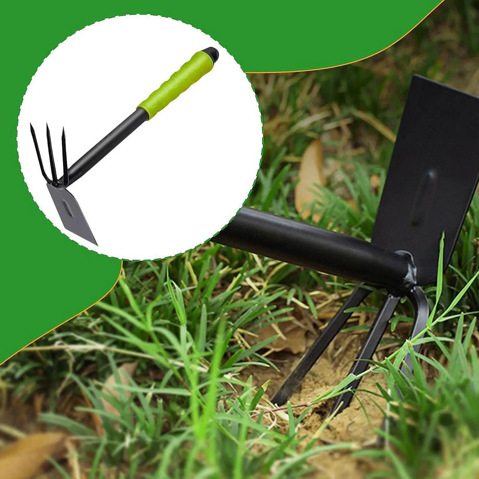 Hoe and Cultivator 2 in 1 Heavy Duty Garden Rake 3 Claw Tiller Garden Tool for Loosening Soil Yard Tilling Cultivating Digging Hoe and Cultivator 2 in 1 Heavy Duty Garden Rake 3 Claw Tiller Garden Tool for Loosening Soil Yard Tilling Cultivating Digging