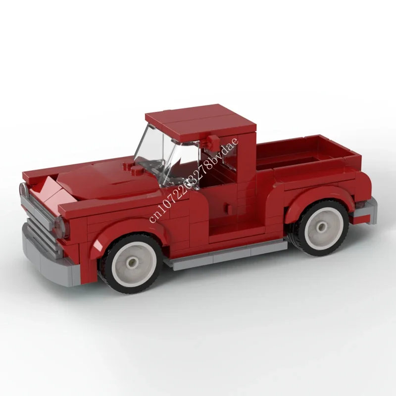 

148 шт. MOC скорость чемпионов Red Stepside утилитарный пикап модель грузовика строительные блоки технология кирпичи сборка своими руками детские игрушки подарок