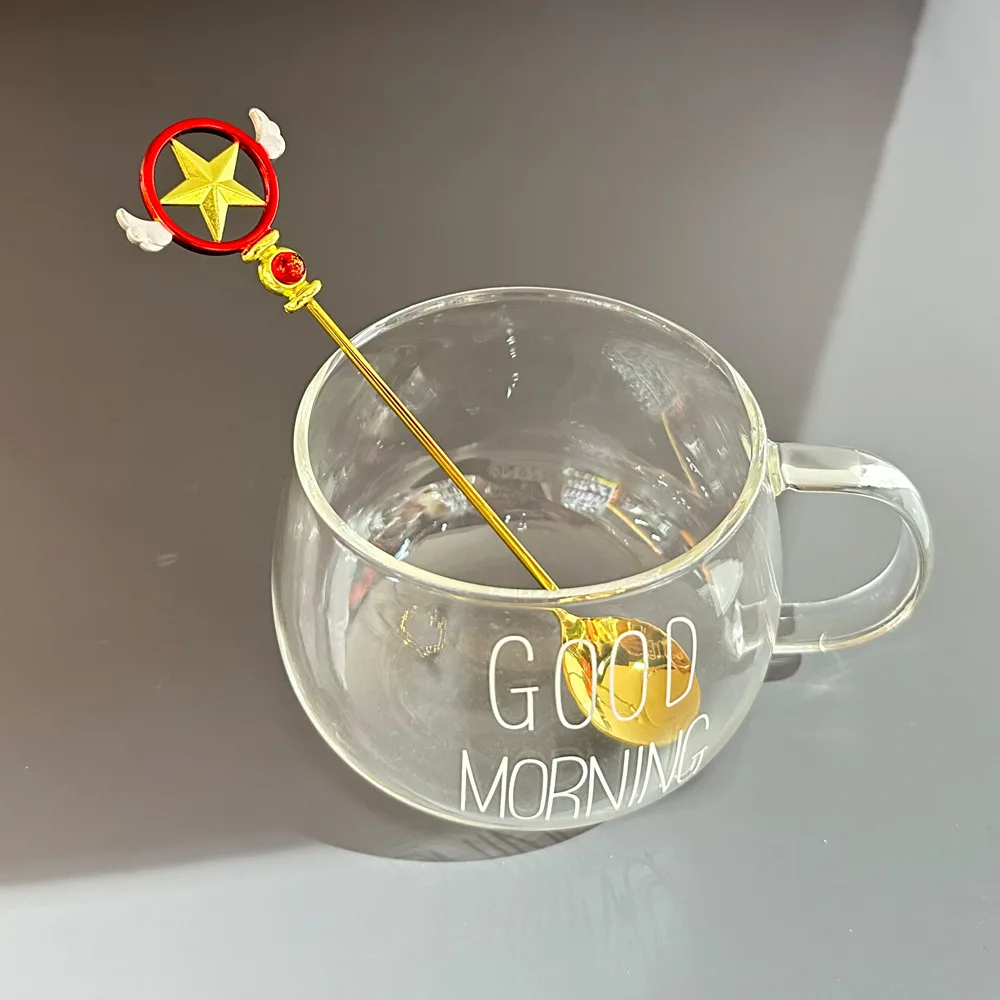 Brdwn Card Captor Sakura CLEAR CARD Kinomoto Bird Head Star 16cm/6.3'' Staff Fork Spoon – Detail 6