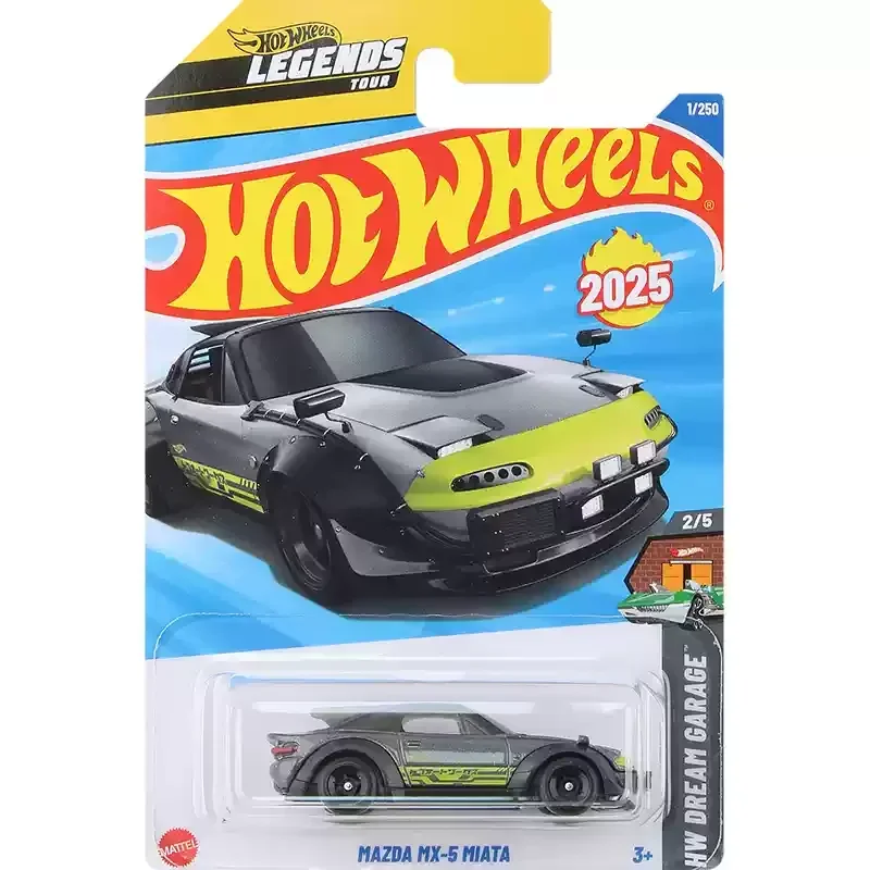 2025 Original Hot Wheels Car Mazda MX-5 MIATA Toys for Boys 1/64