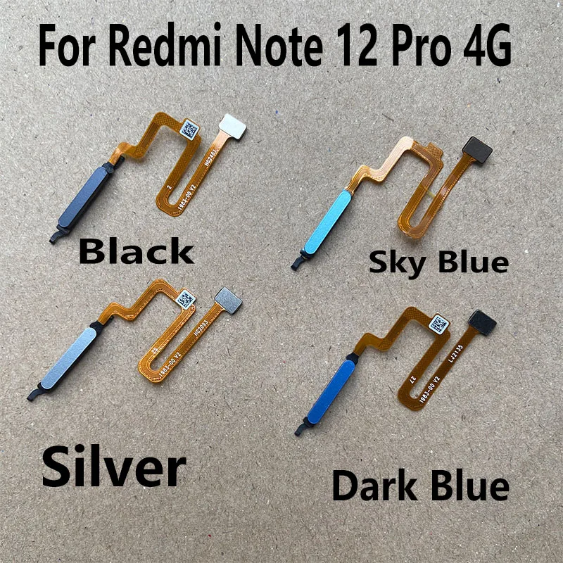Enhanced Fingerprint Sensor Touch ID Ribbon Connector Flex Cable for Xiaomi Redmi Note 12 Pro