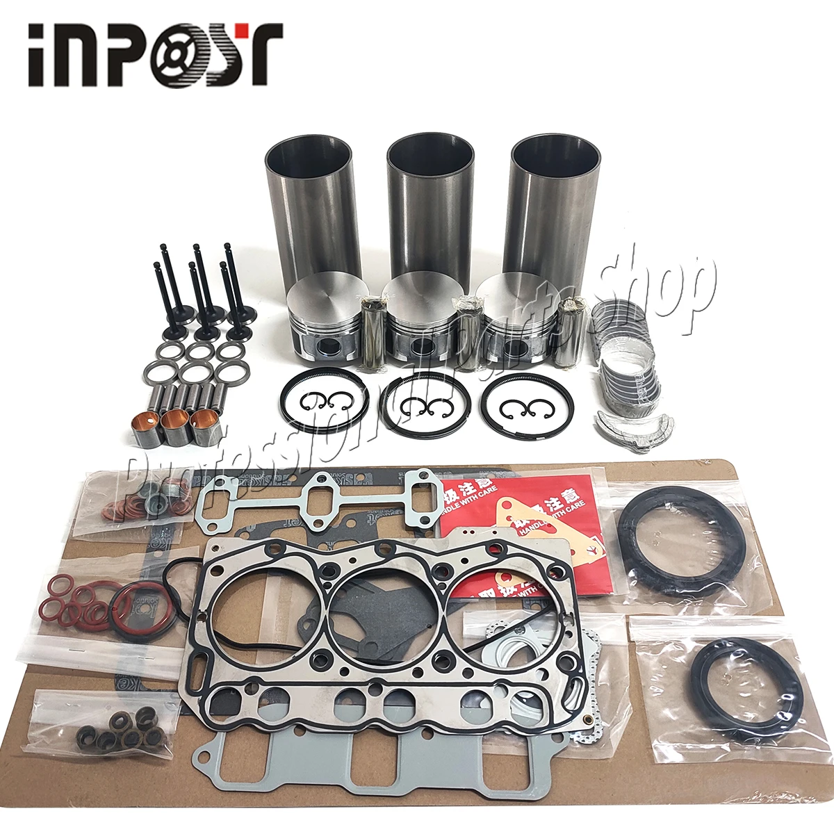 

Новый комплект для ремонта двигателя Yanmar 3TNE68 3TNE68E 3TNE68C