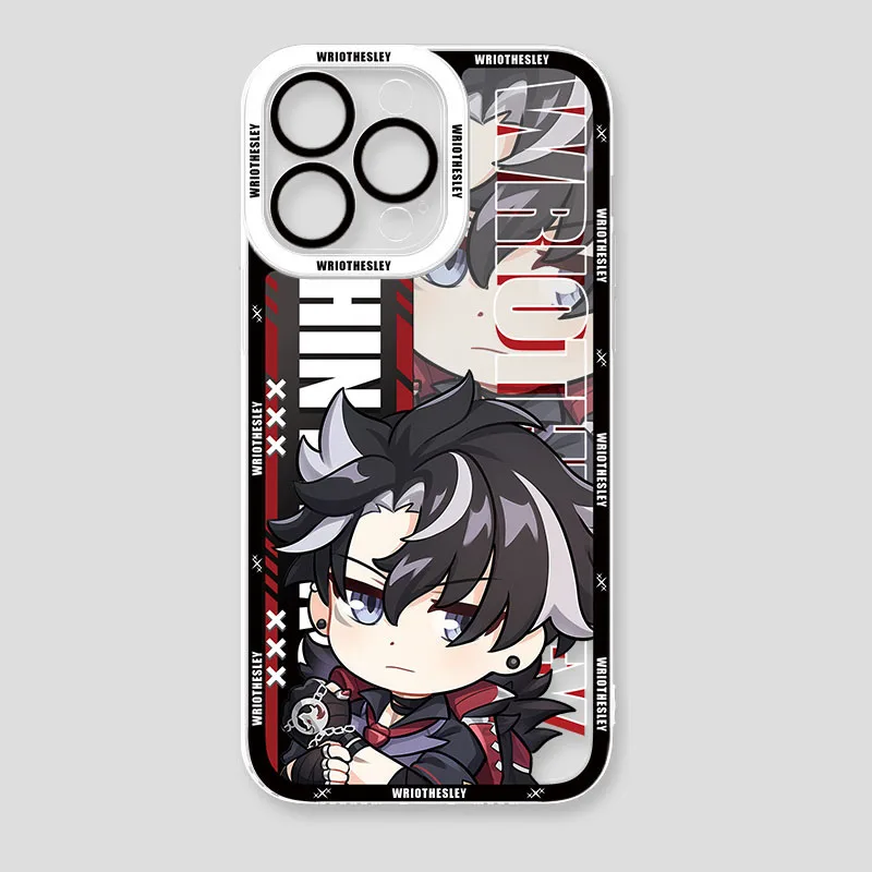 Stylish Genshin Impact Soft Silicone Clear Back Phone Case