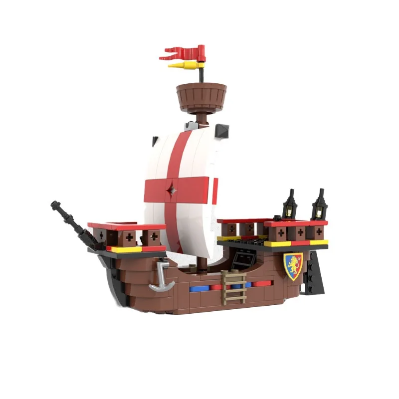 244PCS 중세 선박 건설 키트 - 청소년 및 성인을 위한 빈티지 범선 모델, 가이드가 포함된 DIY 해상 장식 선물